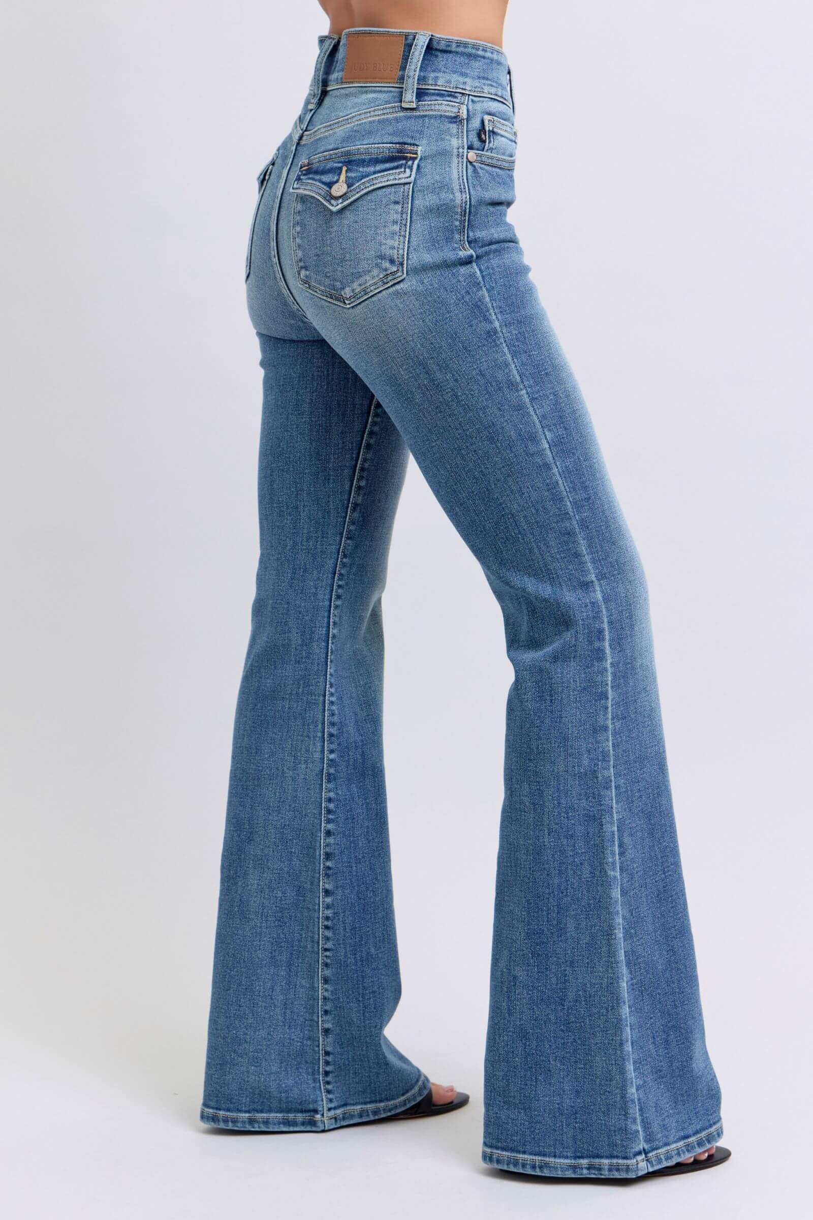 Judy Blue "Timeless" Flare High-Waist Jeans