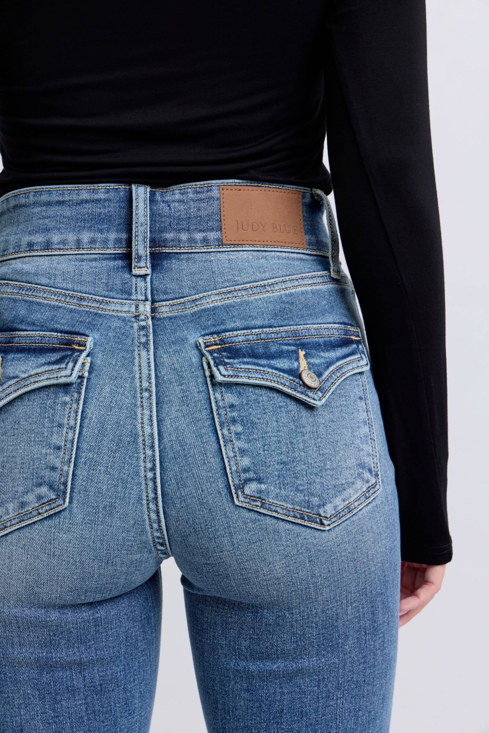 Judy Blue "Timeless" Flare High-Waist Jeans