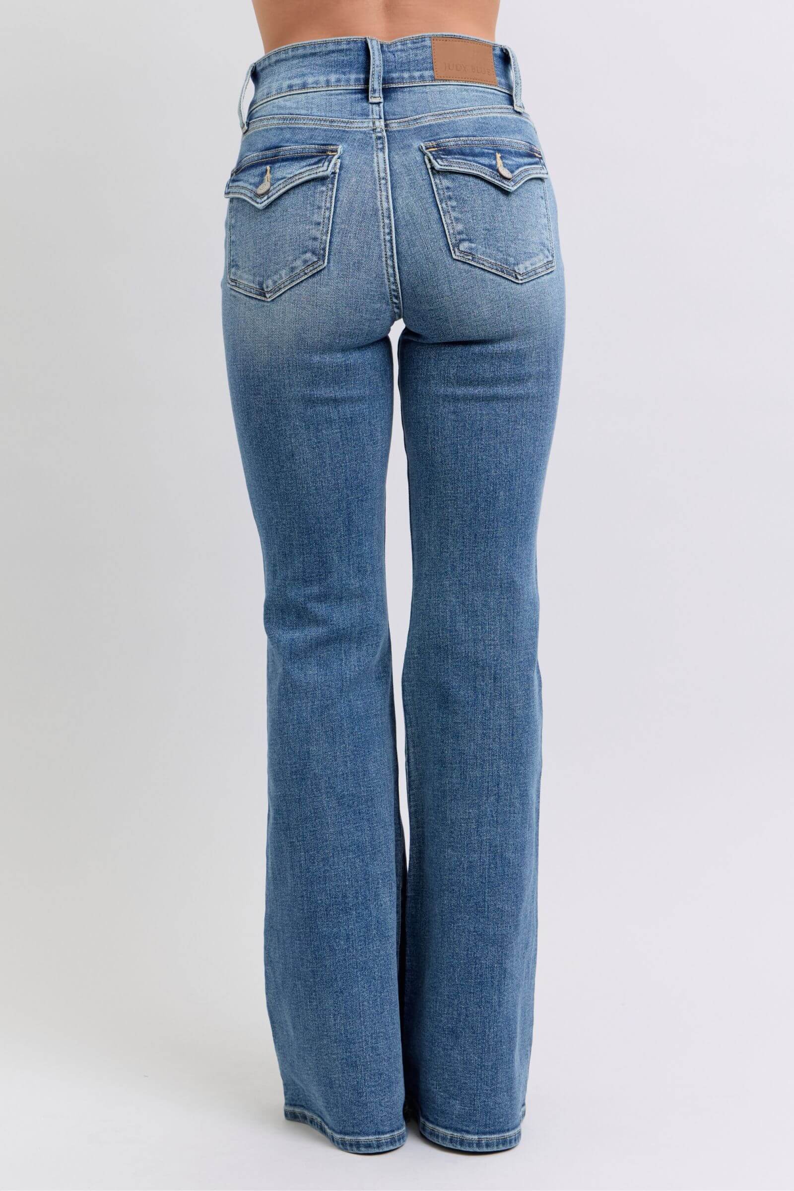 Judy Blue "Timeless" Flare High-Waist Jeans