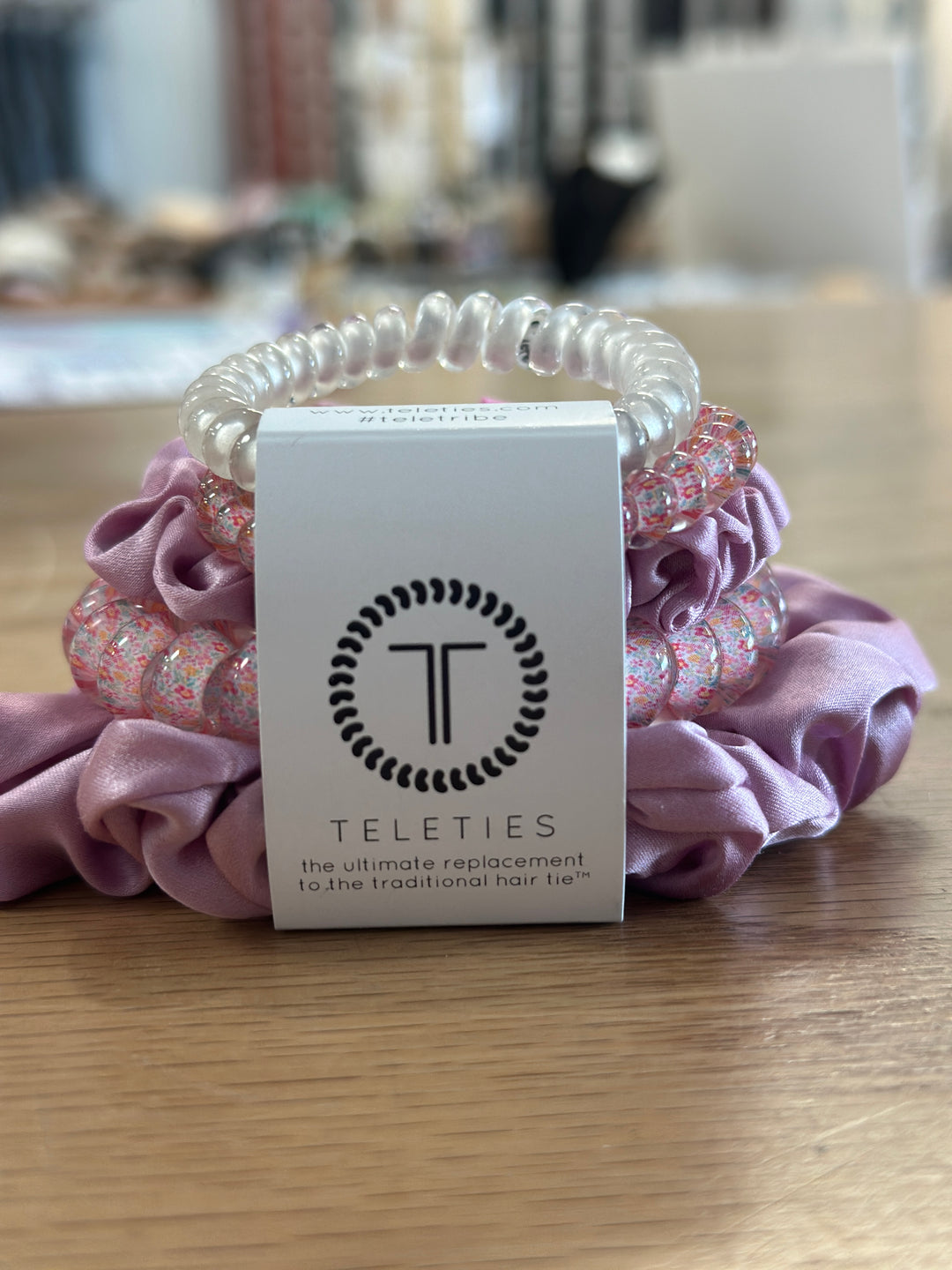 Teleties Busy As A Mother purple hair tie Mix