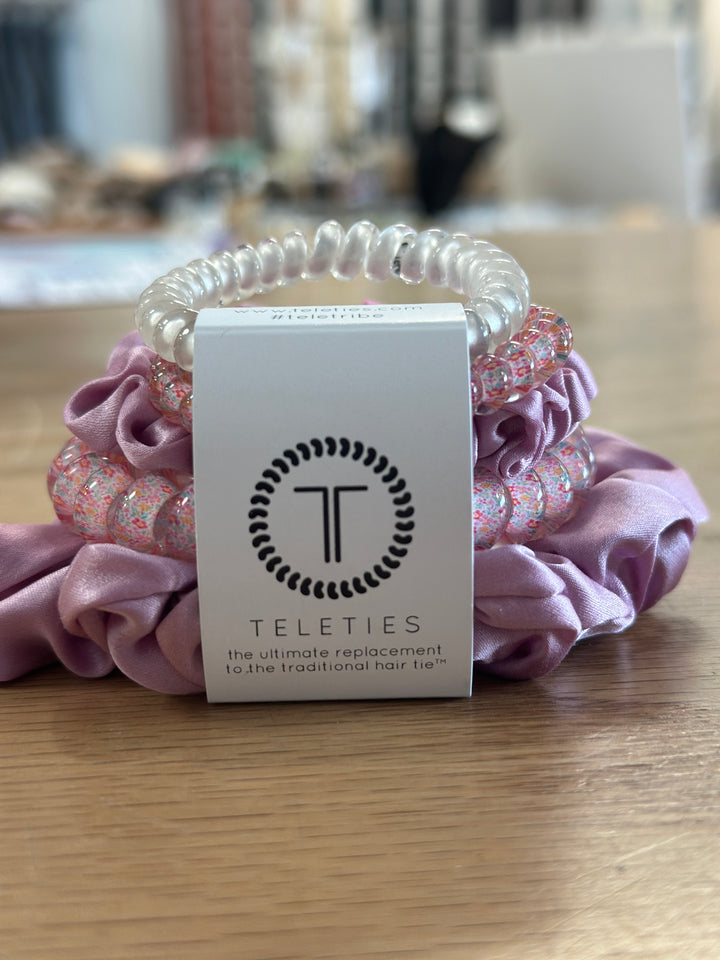 Teleties Busy As A Mother purple hair tie Mix