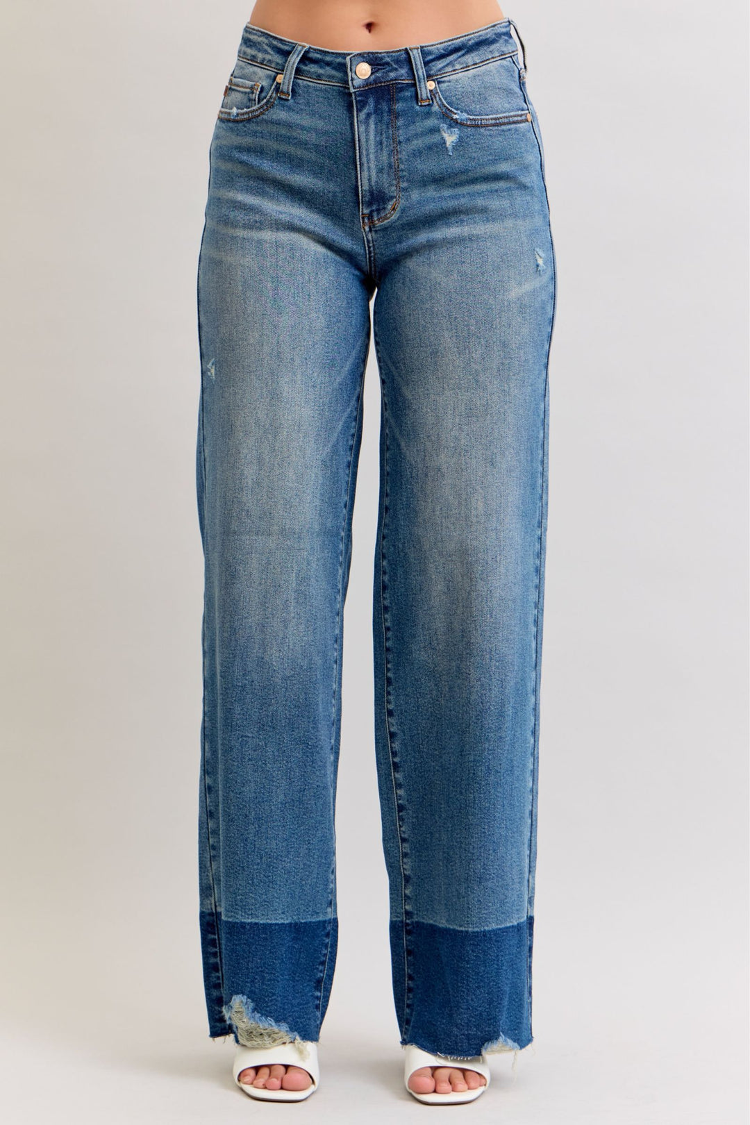 Judy Blue High Rise Column Straight Jean