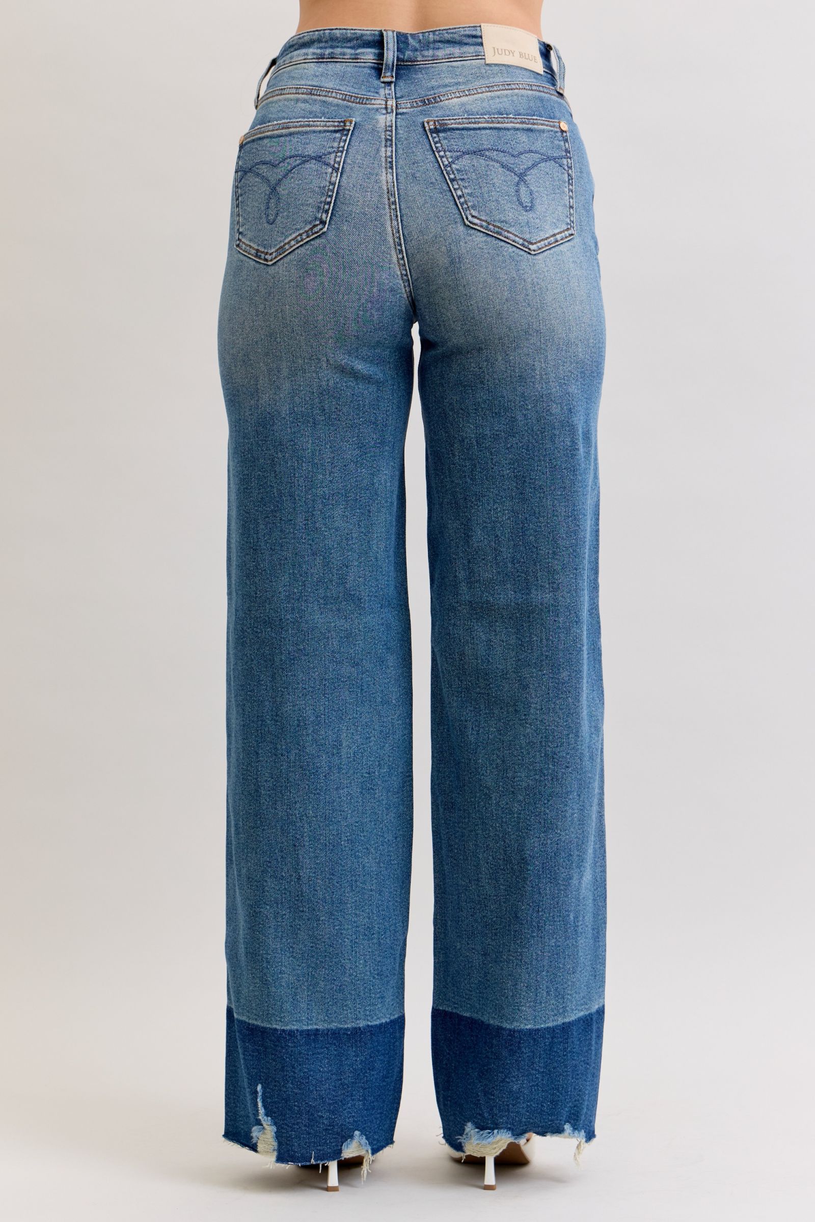 Judy Blue High Rise Column Straight Jean