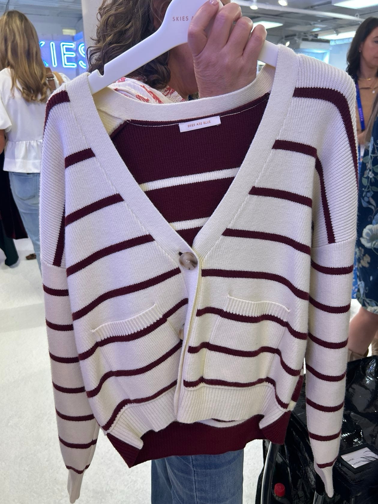 The Everly Stripe Cardigan