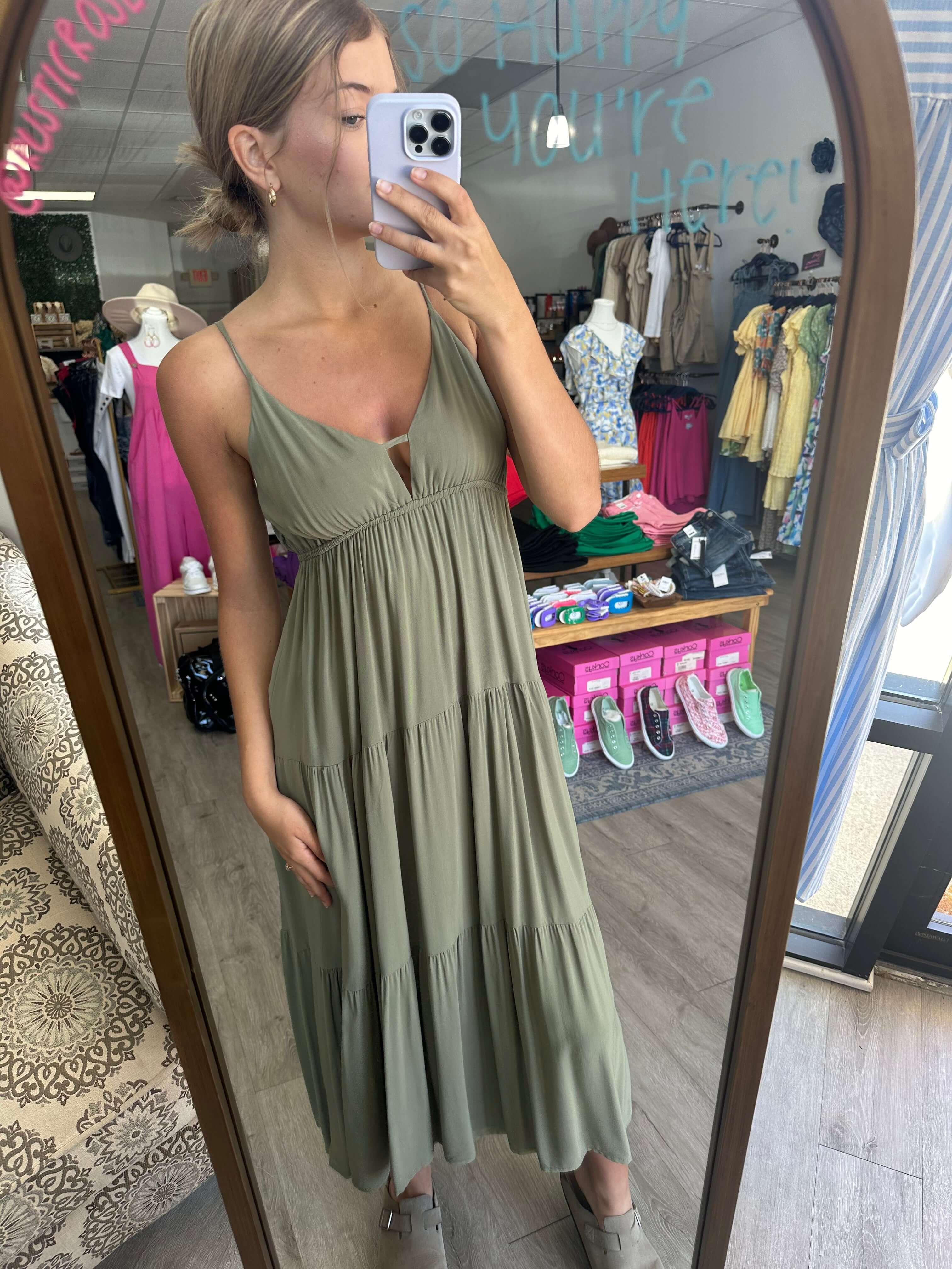 Sweetheart Neck Line Sunny Dress