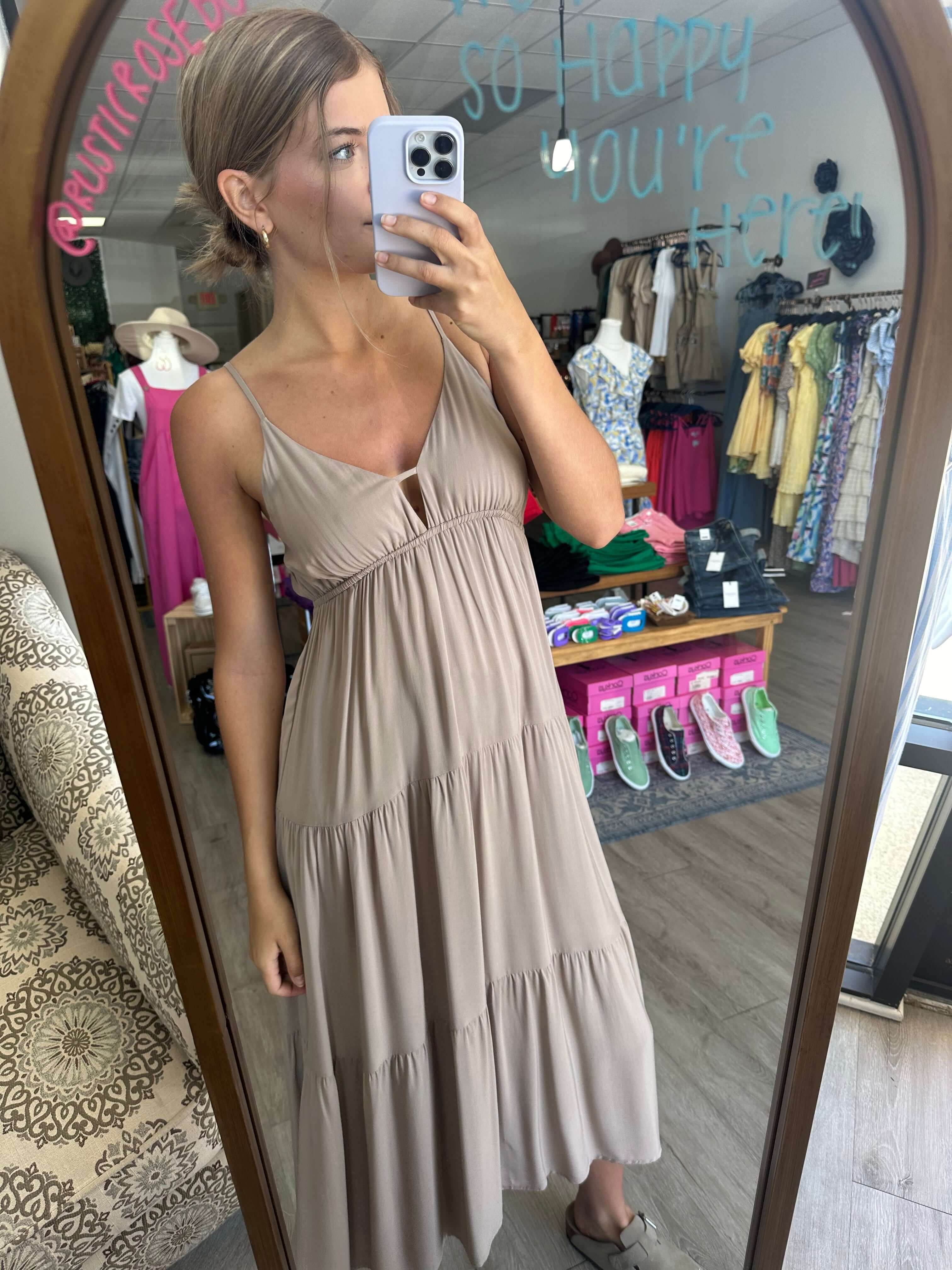 Sweetheart Neck Line Sunny Dress