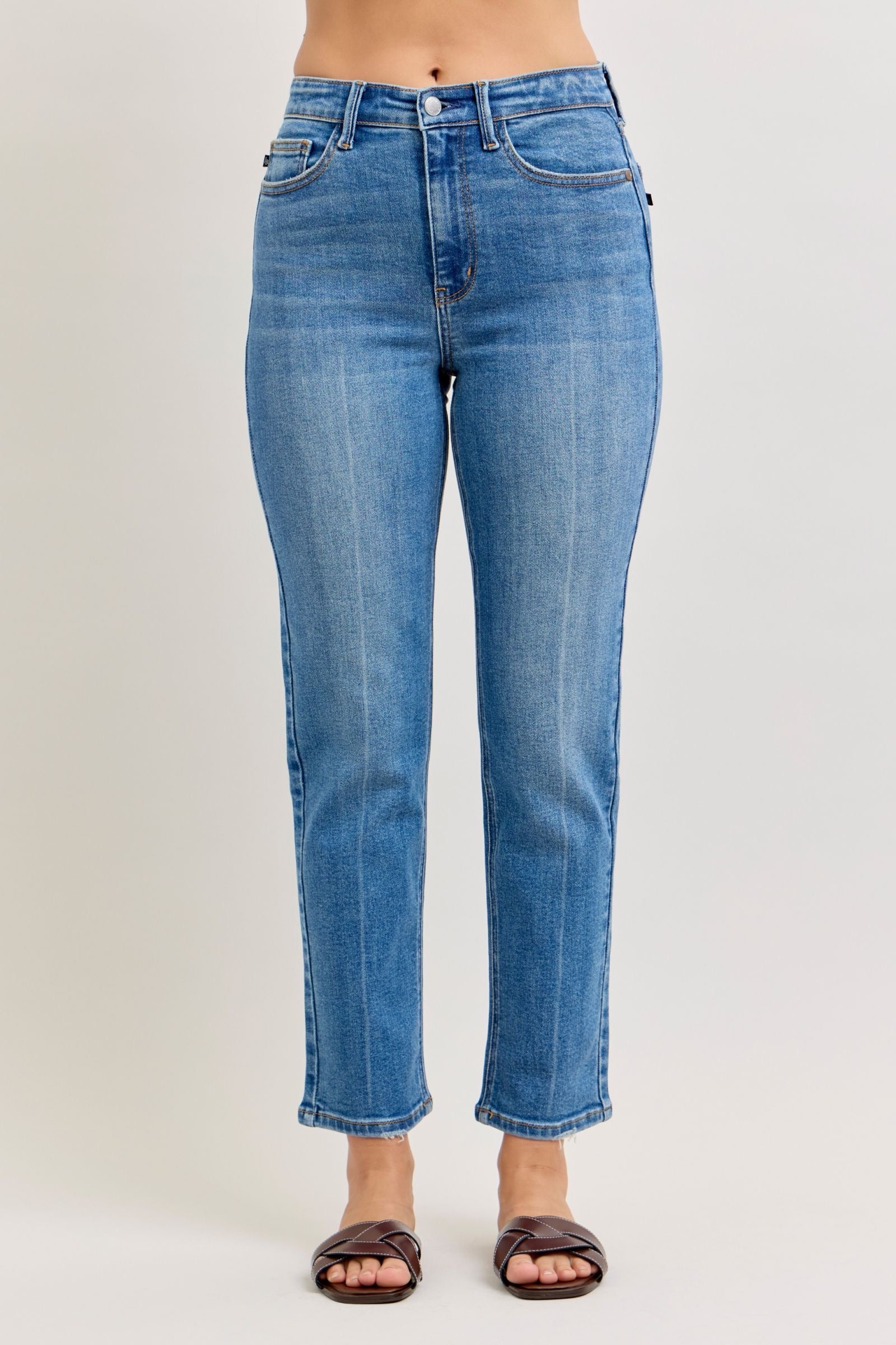 Judy Blue "Blair" High Waist Ankle Straight
