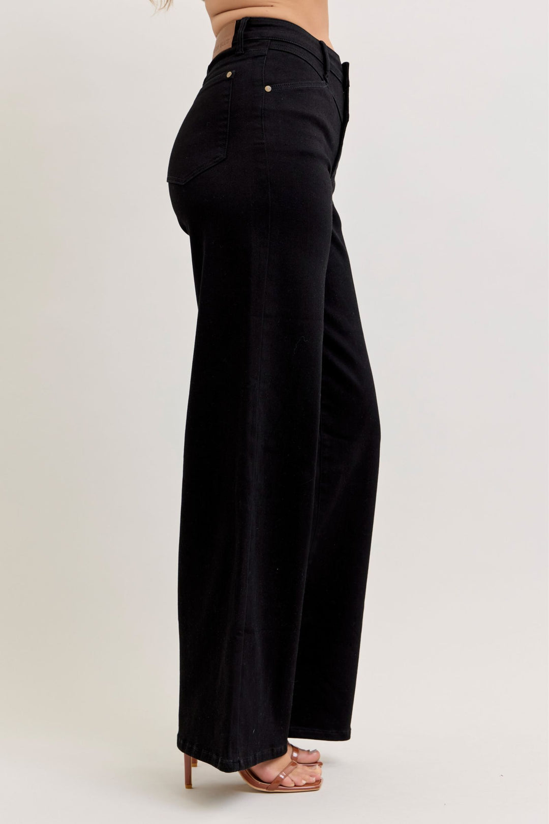 Judy Blue "Raven" High Rise Retro Wide Jean