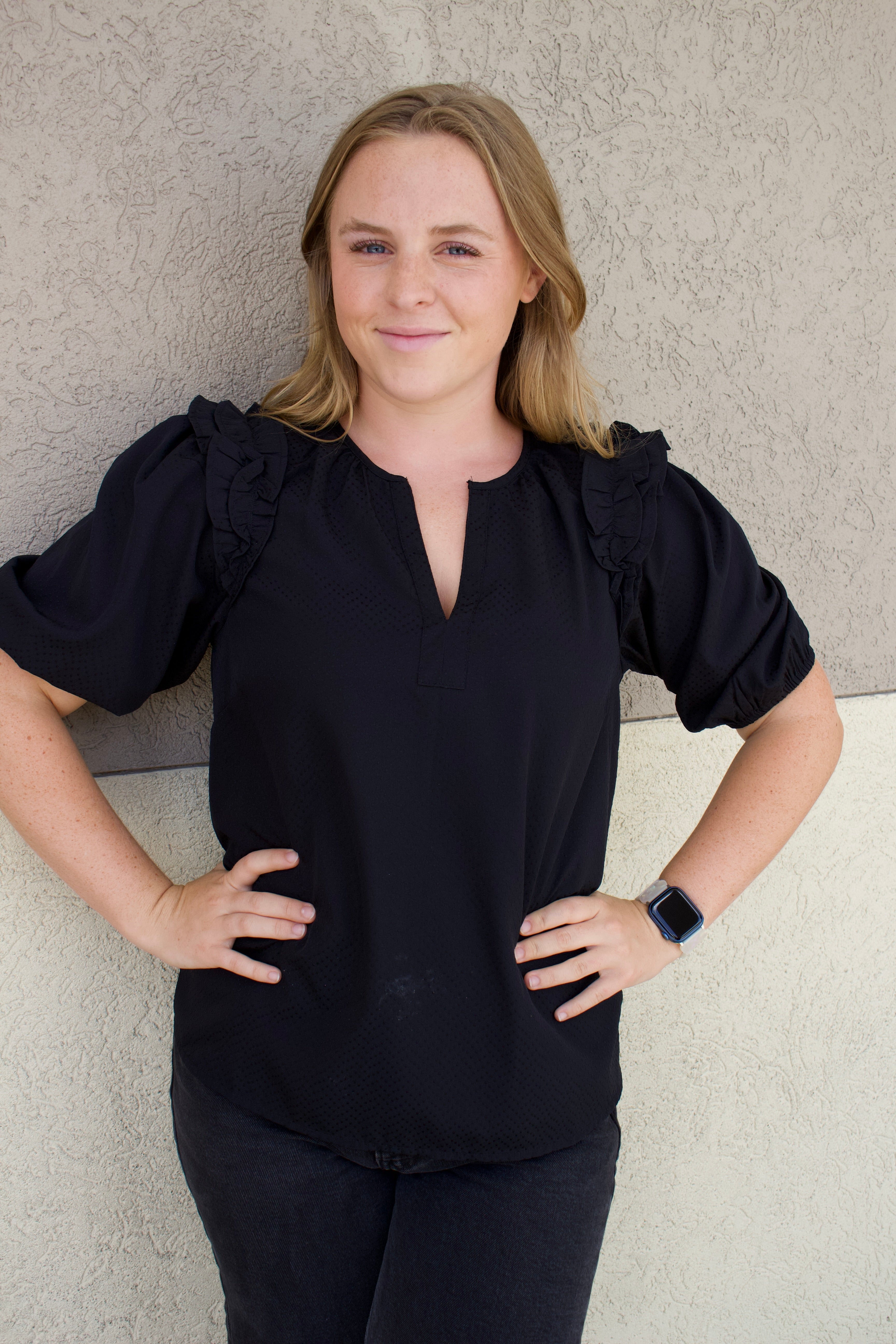 The Skylar Top- Black