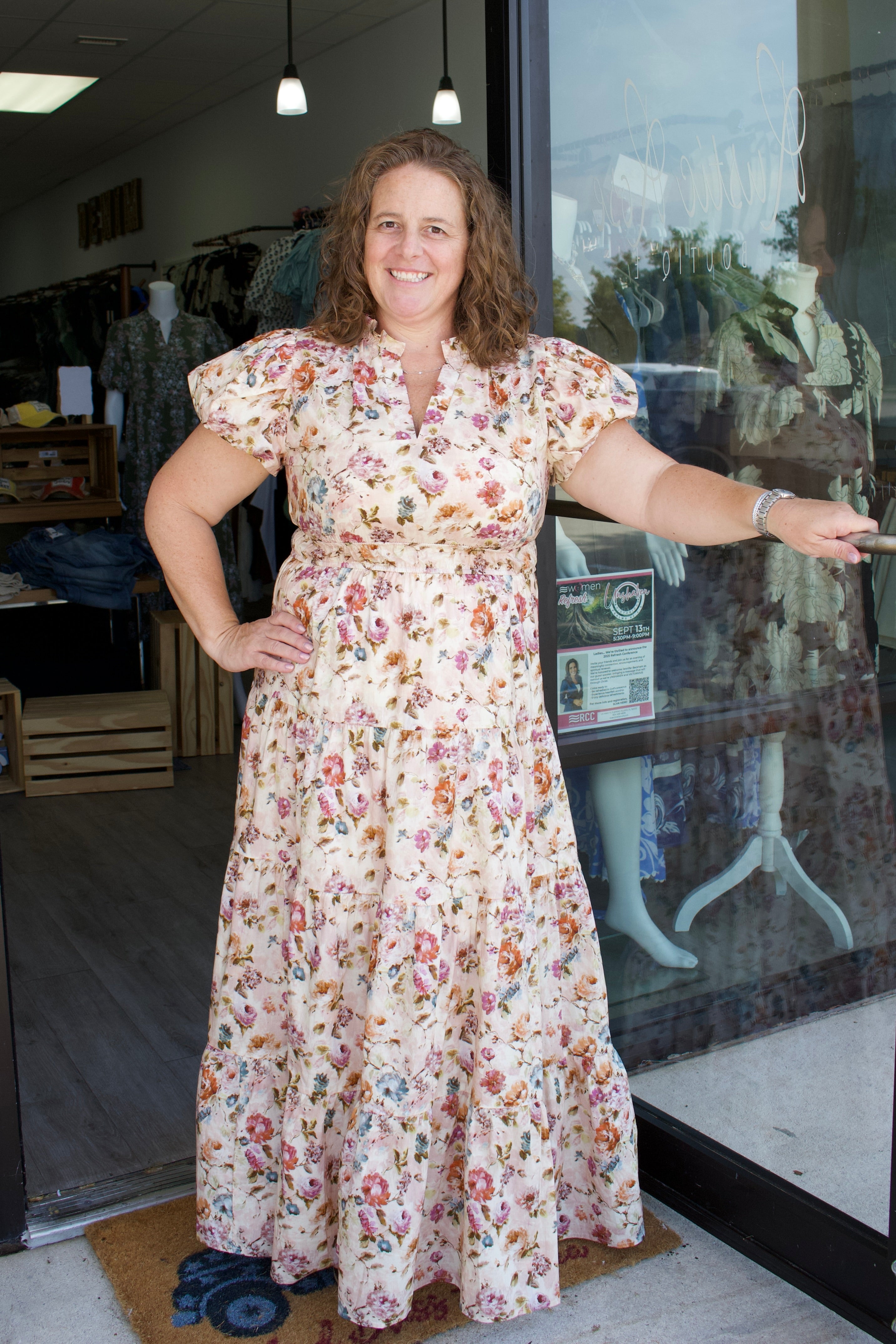 Elara Floral Dress