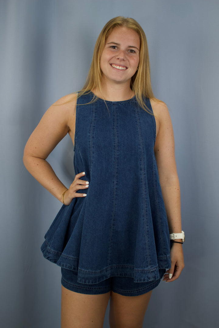 Denim Dress Set