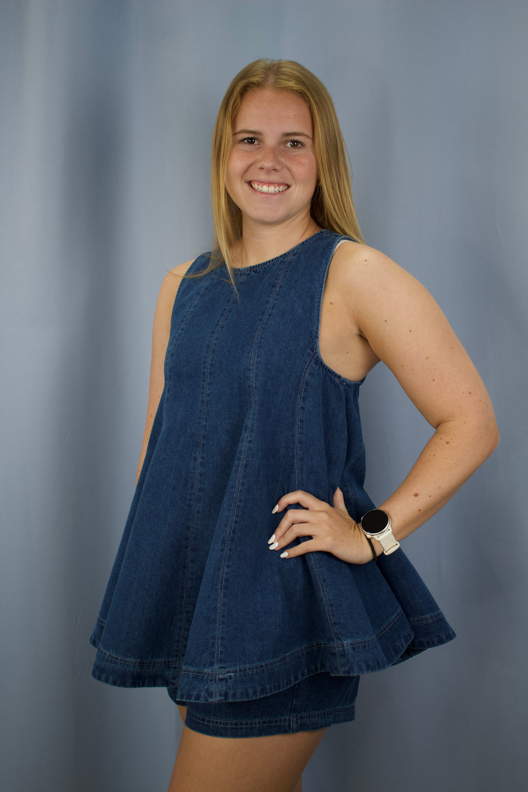 Denim Dress Set