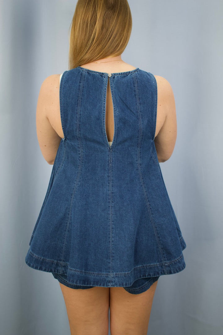 Denim Dress Set