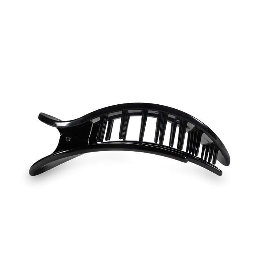 Black teletie flat hair clip