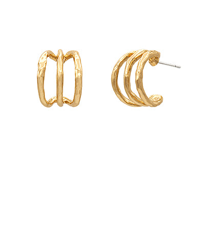 3 Layer Metal Hoop gold