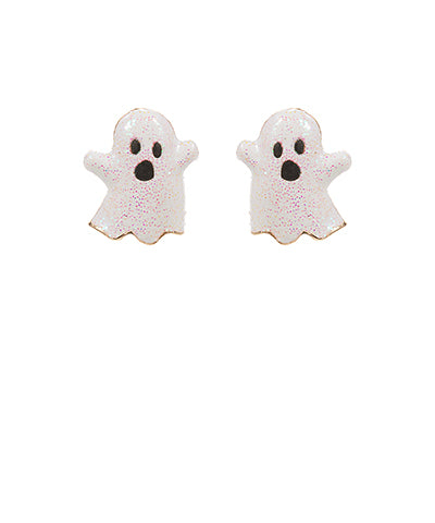 Glitter Ghost Earrings
