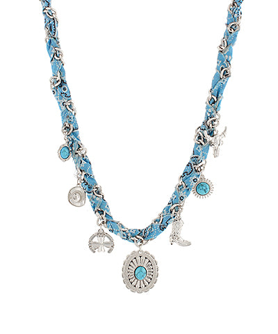 Western Charm Scarf Necklace