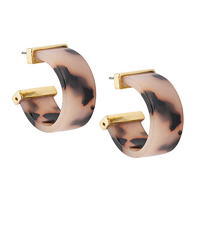 Tortoise Wide Hoop