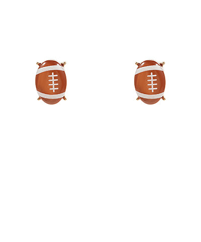 football stud earrings
