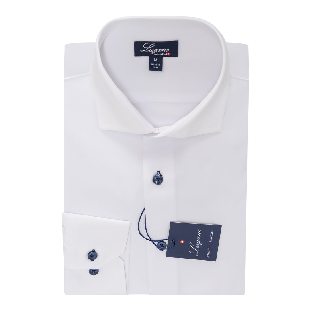 white dress shirt button up 