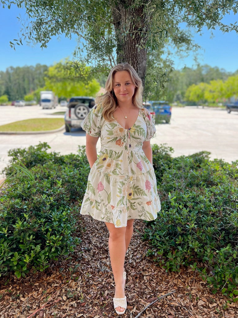 Mini Floral Dress