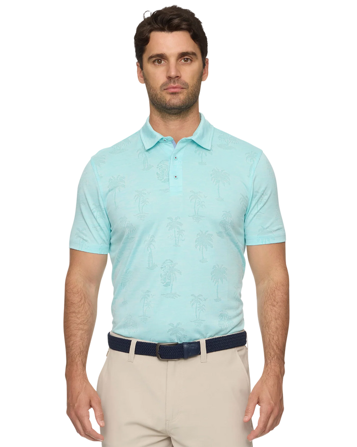 SOUTHLAKE PERFORMANCE POLO- Aqua