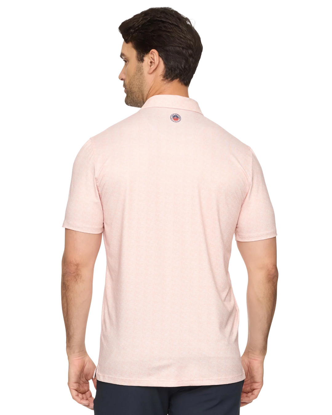Cloverdale Leaf Print MVP Polo