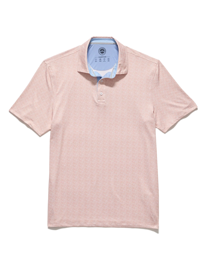 Cloverdale Leaf Print MVP Polo