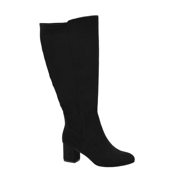 Corkys " Made You Look" Black Faux Suede Boot