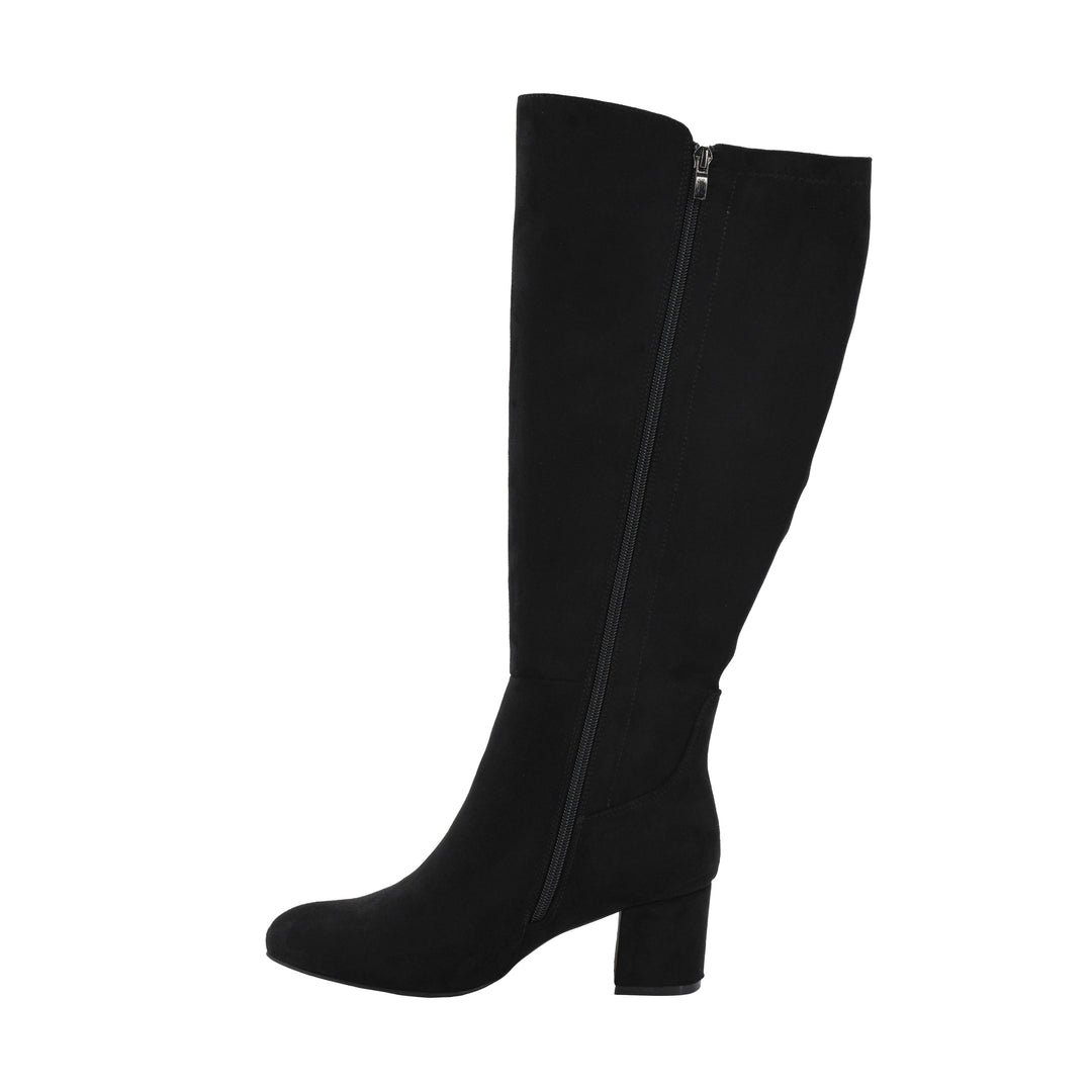 Corkys " Made You Look" Black Faux Suede Boot