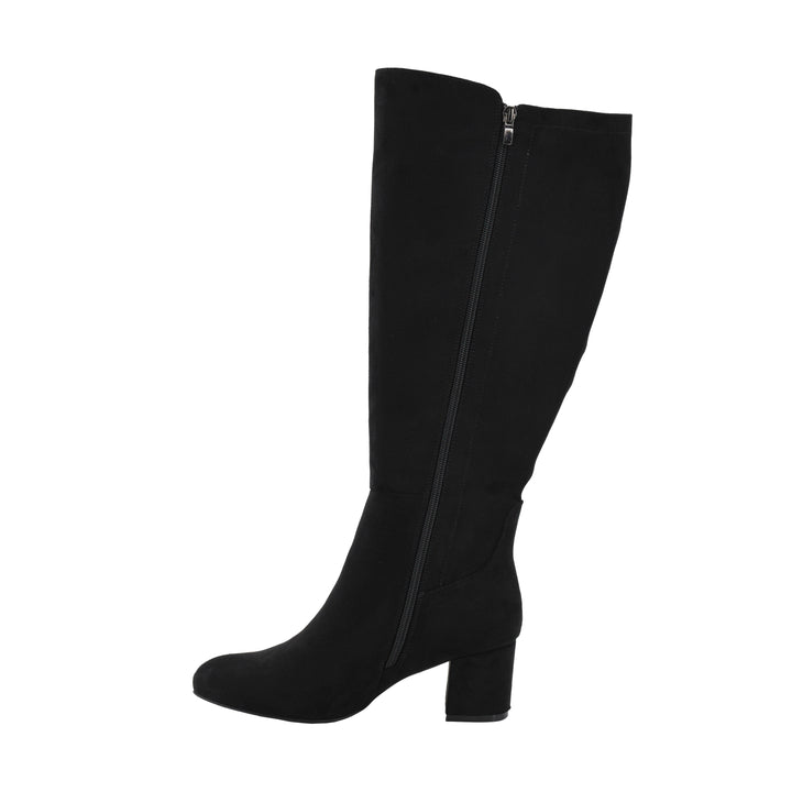 Corkys " Made You Look" Black Faux Suede Boot