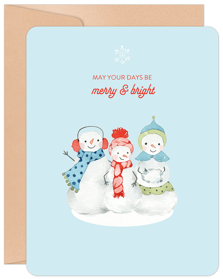 Willow &amp; Ivy "Merry &amp; Bright" Christmas Card