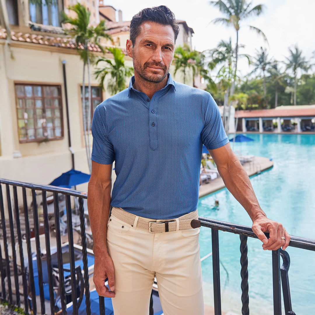 Collars &amp; Co. Featherweight Flex Polo Midnight Circut