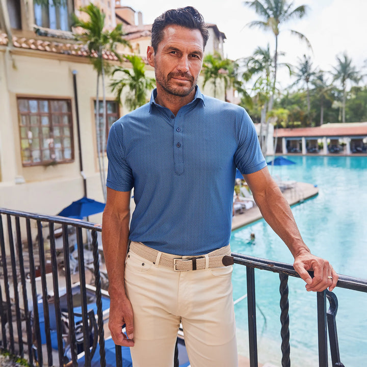 Collars &amp; Co. Featherweight Flex Polo Midnight Circut