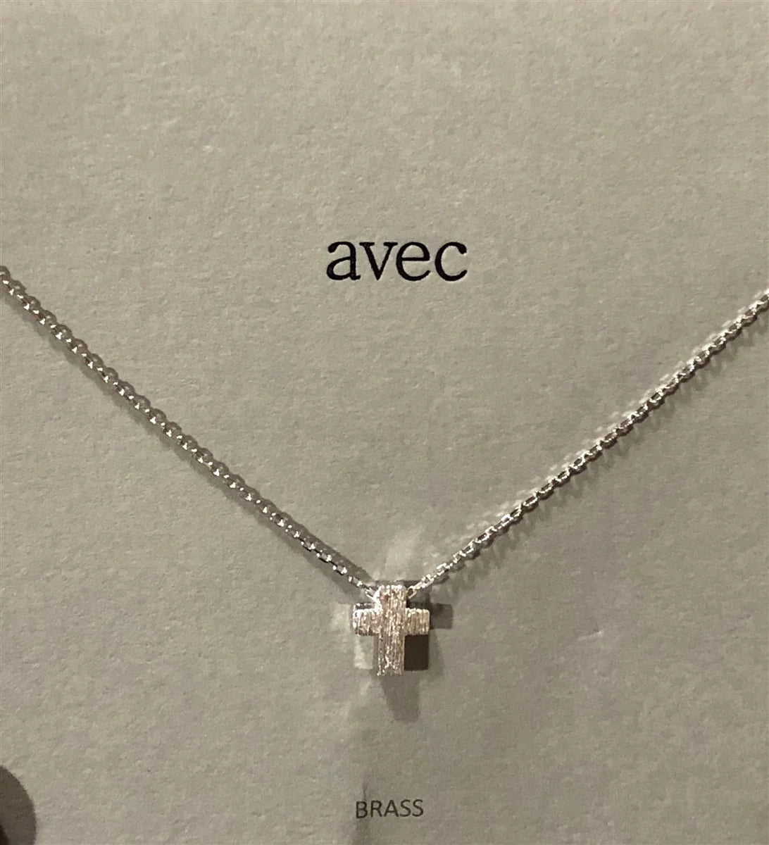 Silver Necklace with Cross