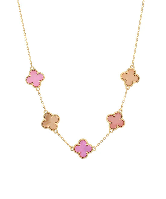 Clover Station Necklace