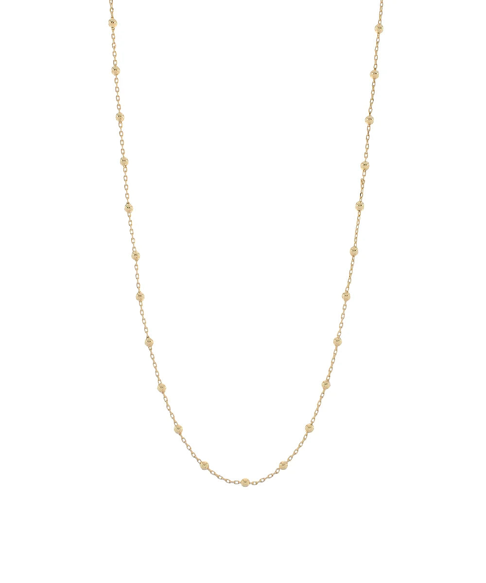 Tiny Ball Station Necklace