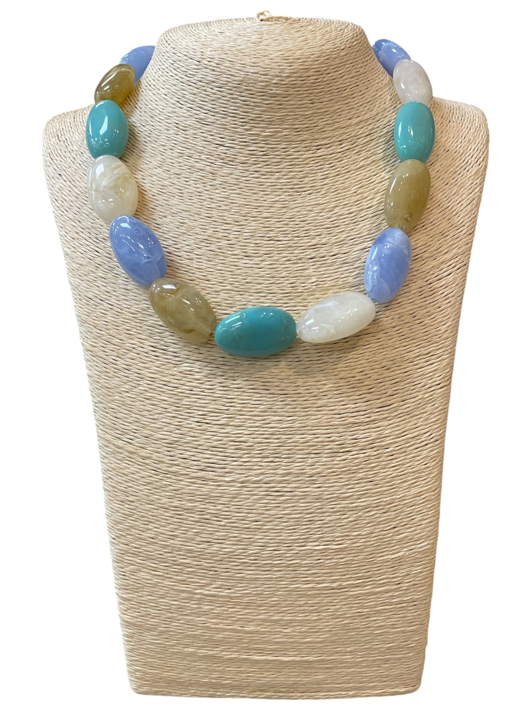 Acrylic Multi Toned Necklace