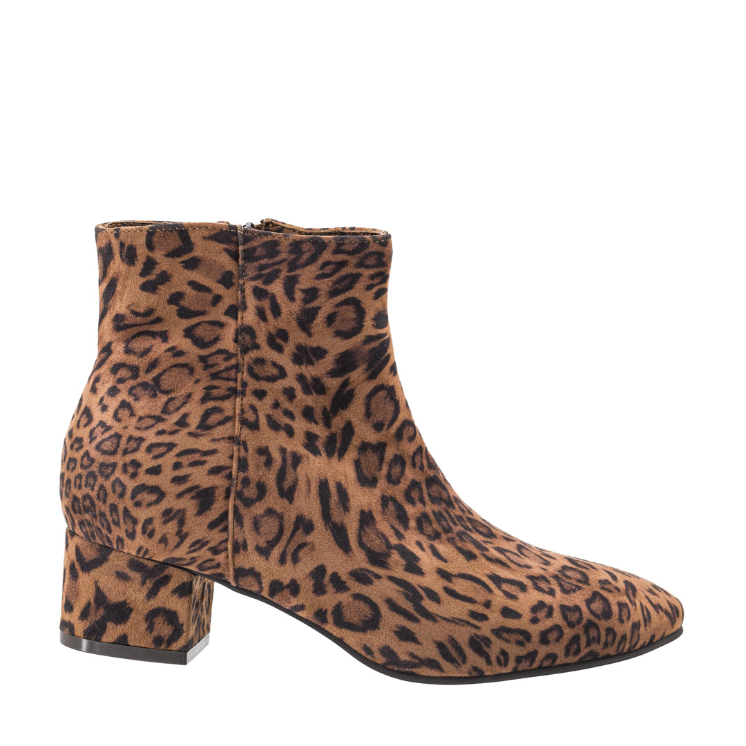Corkys "On the Down Low" Leopard Wedge Booties