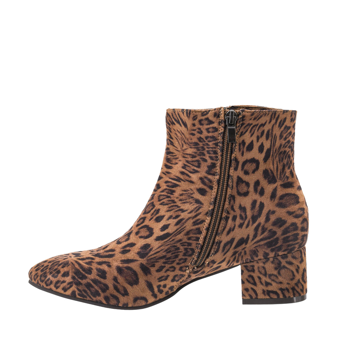 Corkys "On the Down Low" Leopard Wedge Booties