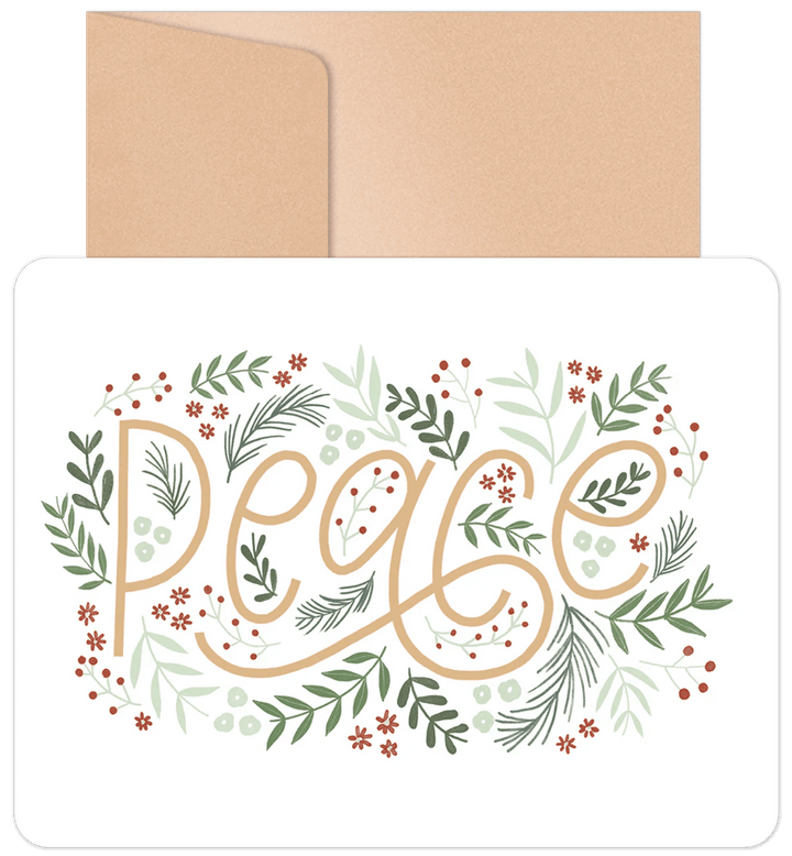 Willow &amp; Ivy "Peace" Christmas Card