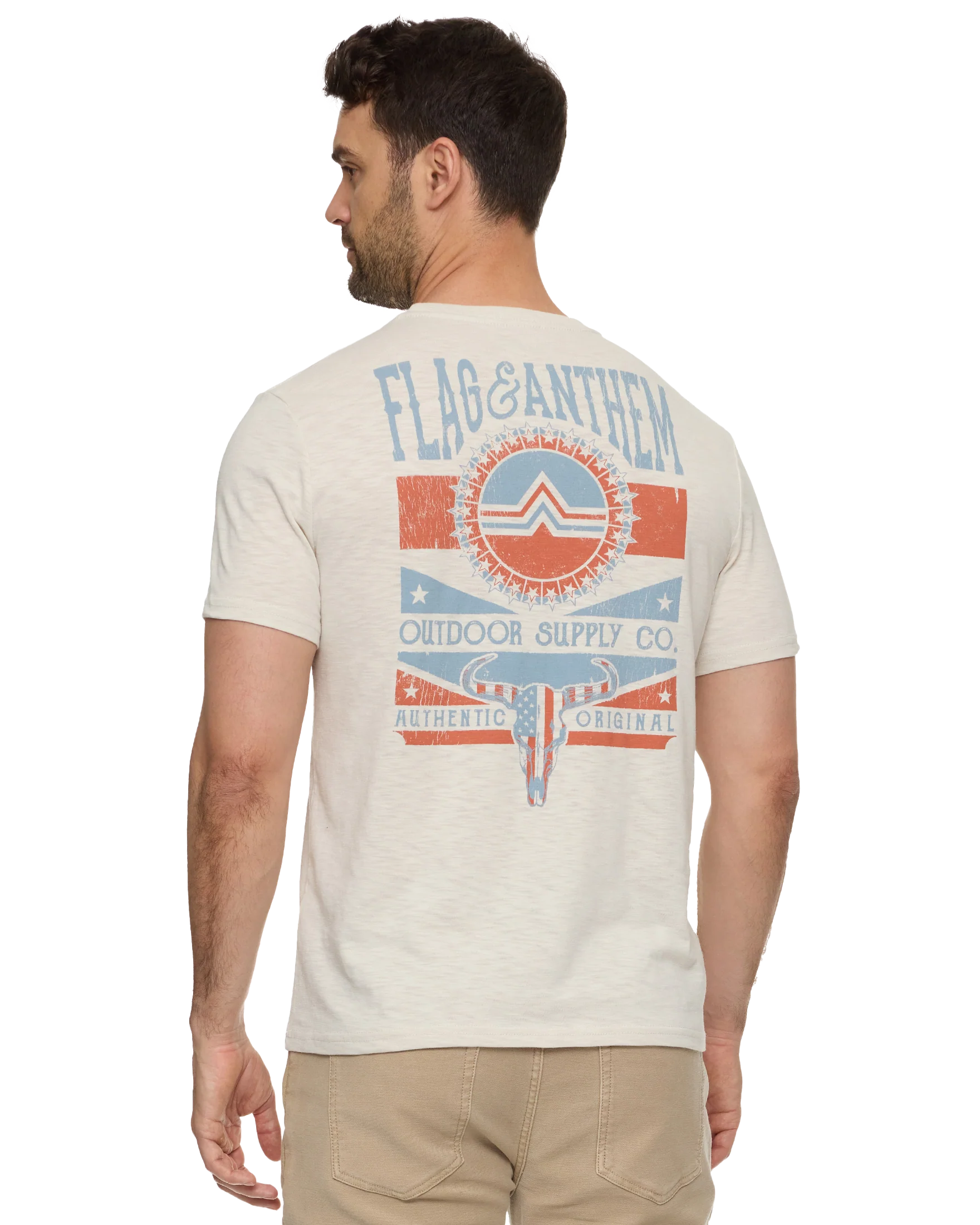 Americana Bull Skull Tee