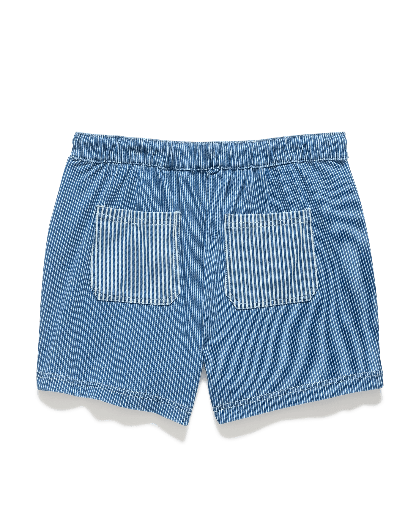 Buffy Blue and White Drawstring Short