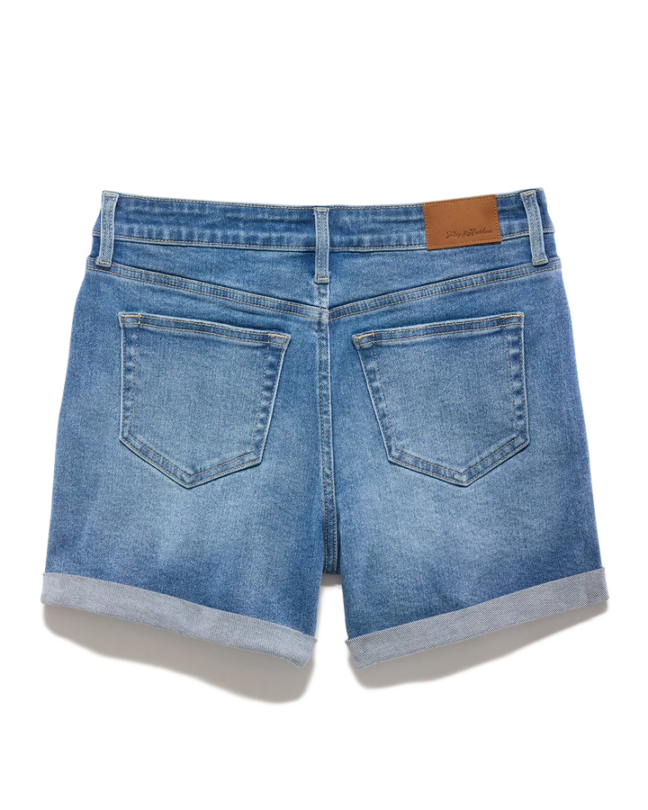 SHELBY CUFFED DENIM SHORT - 4.5" INSEAM