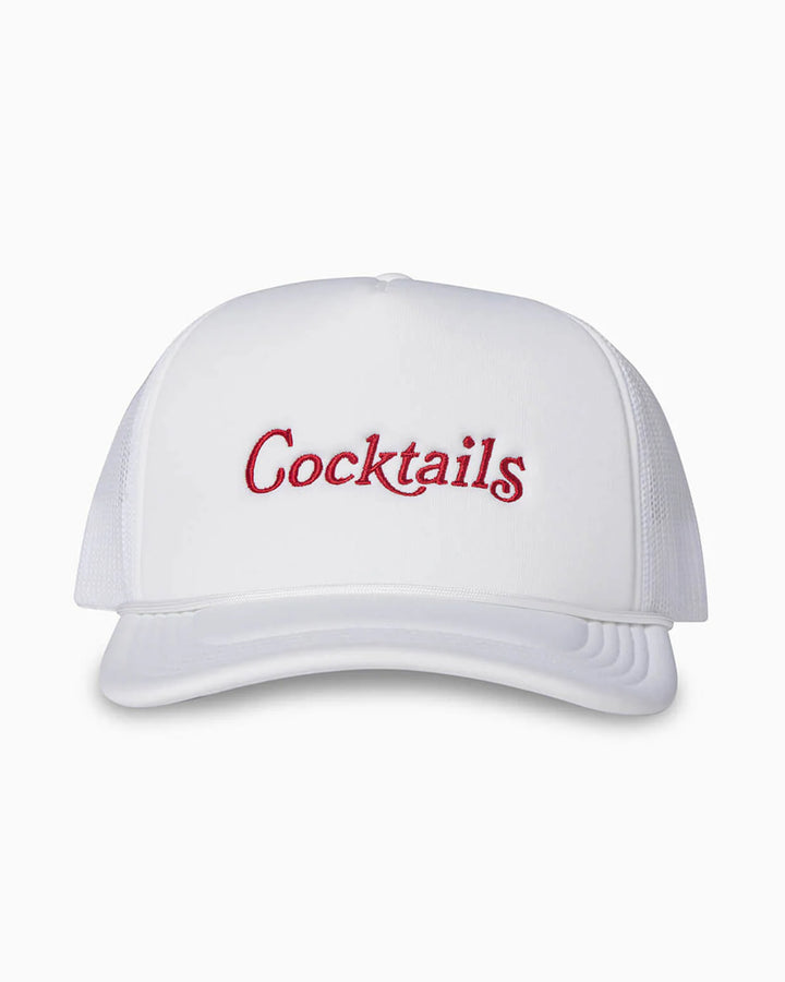 Cocktails Hat- White