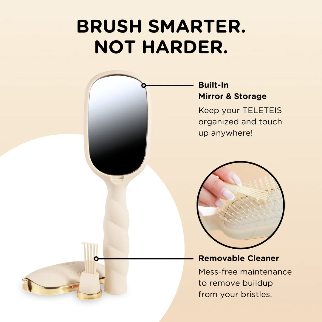Detangler Hair Brush for Medium Hair- Tan