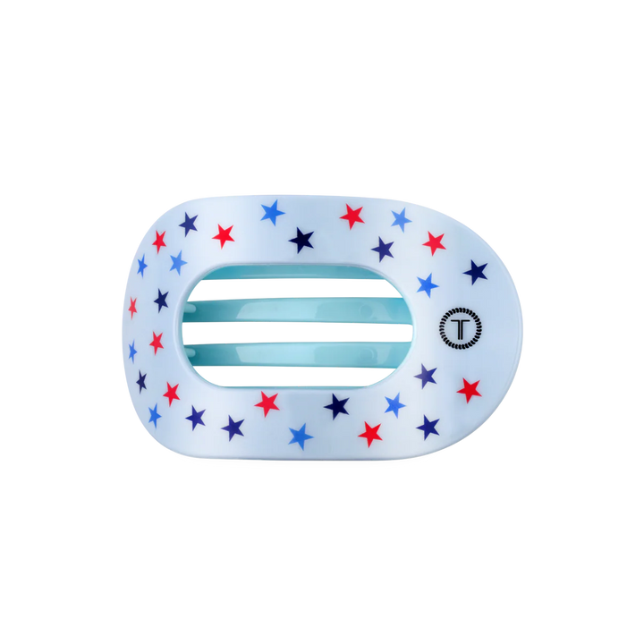 United We Sparkle Medium Flat Round Hair Clip