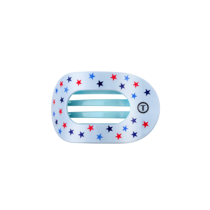 United We Sparkle Small Flat Round Hair Clip