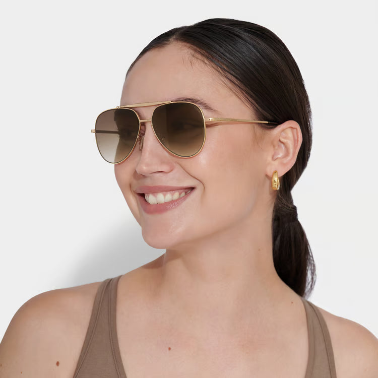 BALI SUNGLASSES | Gold Metal