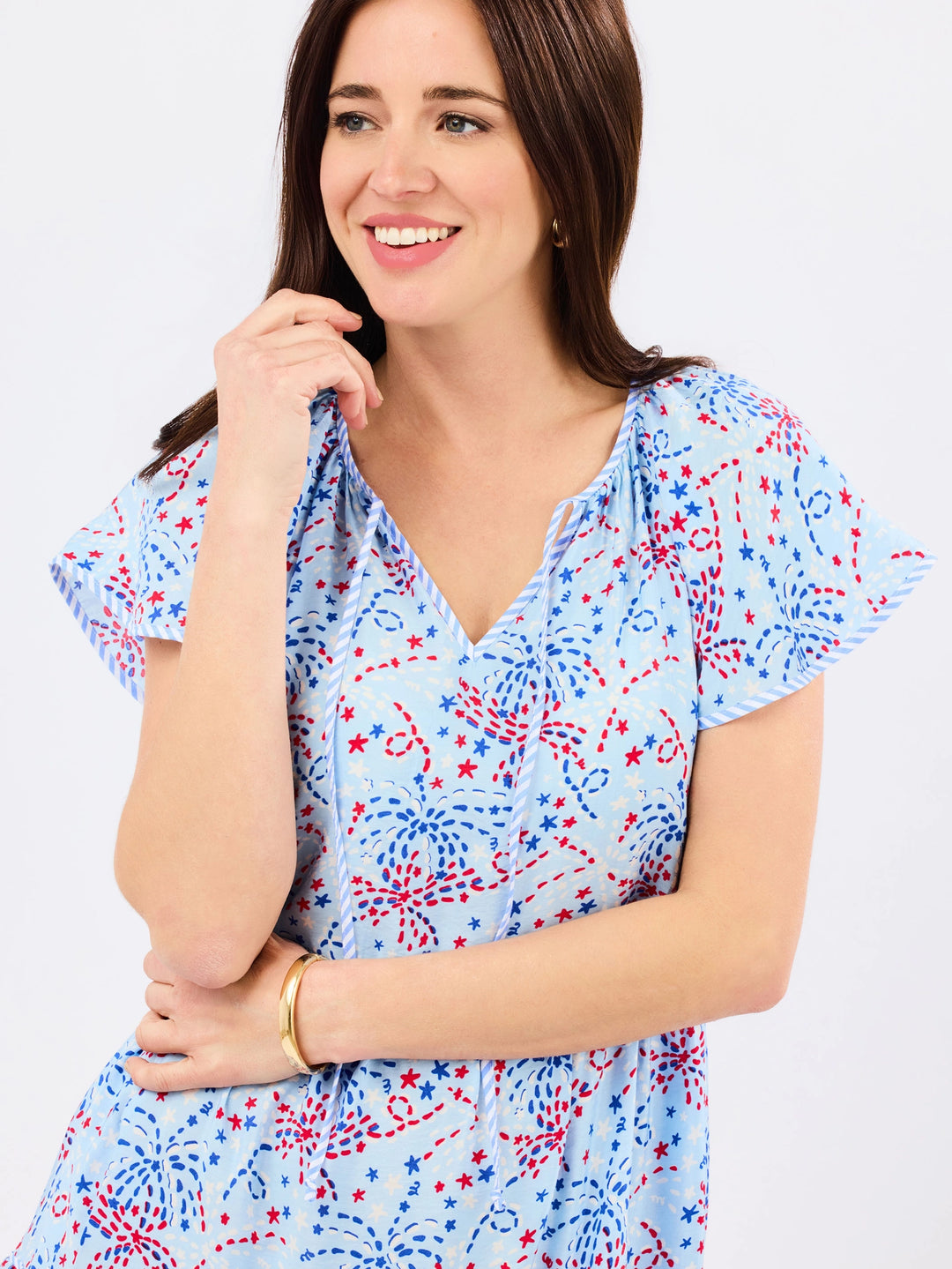Lillian Dress | Star Spangled Blue